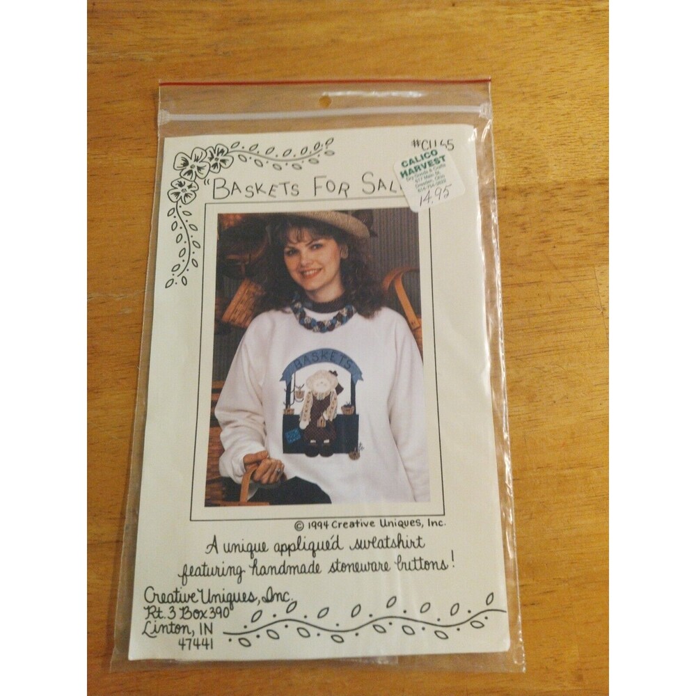 Baskets for Sale 1994 Creative Uniques, Inc Pattern